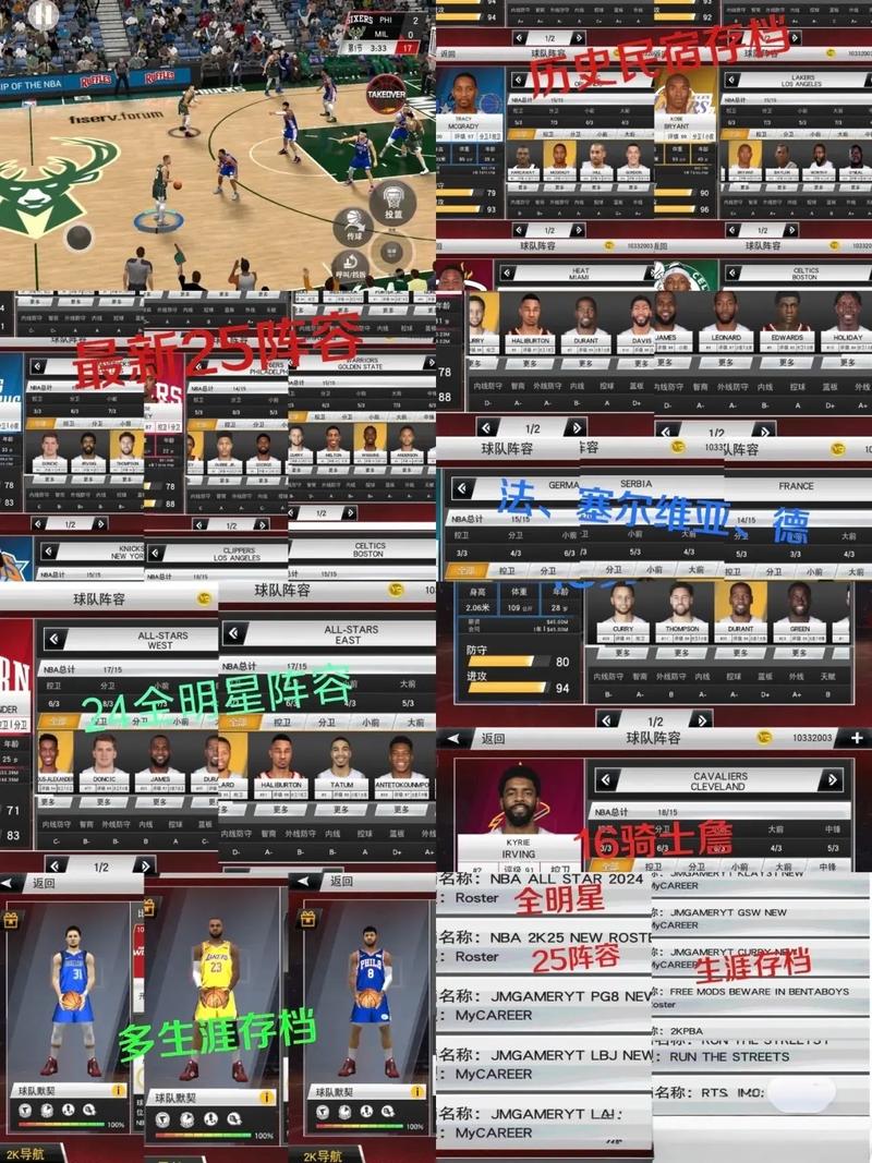 NBA2K20新阵容存档