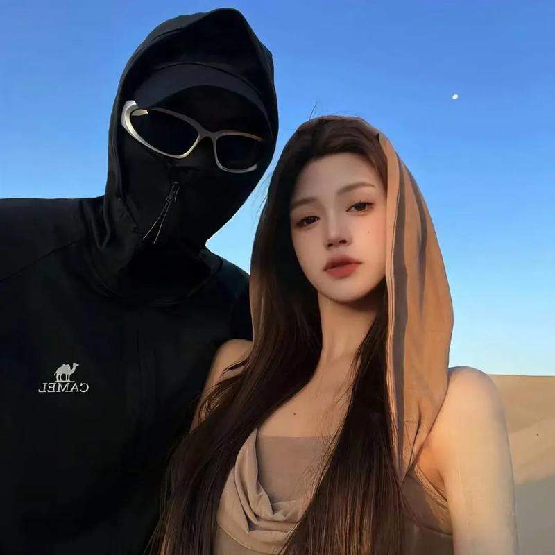 独一无二的情侣头像真人一人一半恩爱愿逞强的你身边图标